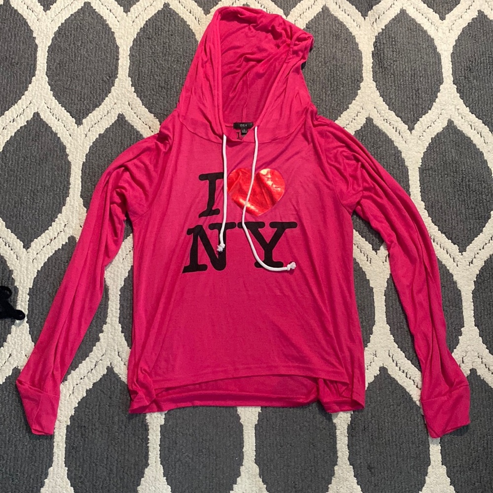 I Love New York Hoodie: Large